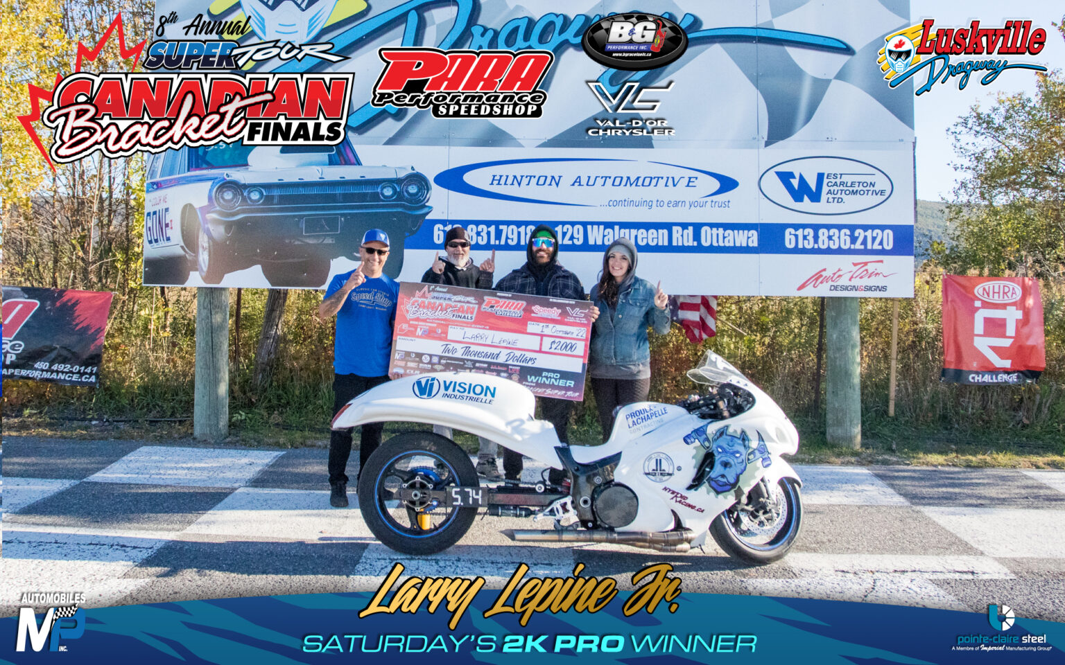 MARTEL AND LEPINE DOMINATES BRACKET FINALS Bracket Super Tour